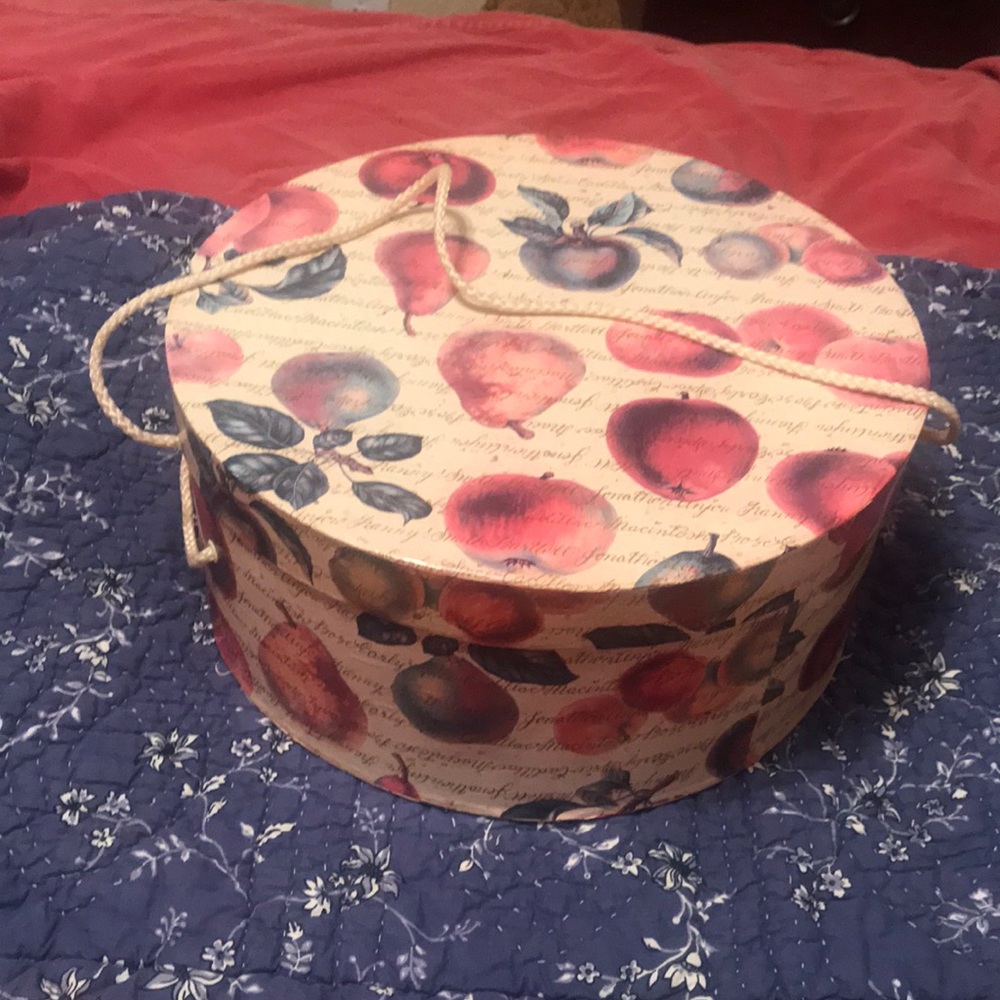 Box Apple Themed Storage Box